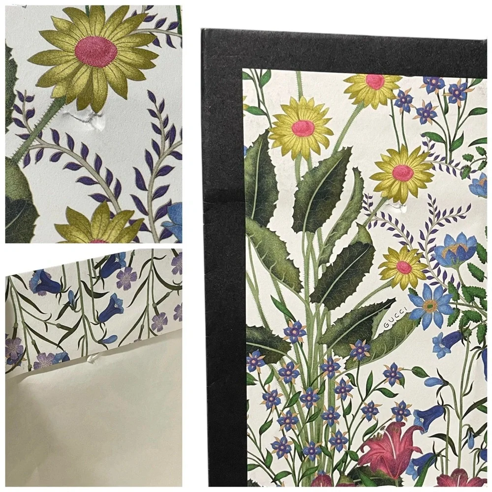 GUCCI Floral Paper Bag